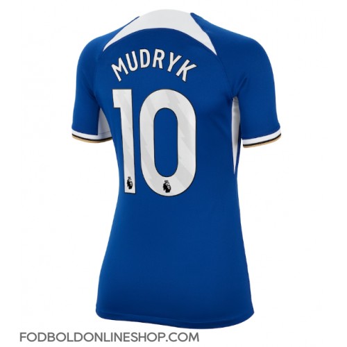 Chelsea Mykhailo Mudryk #10 Hjemmebanetrøje Dame 2023-24 Kortærmet
